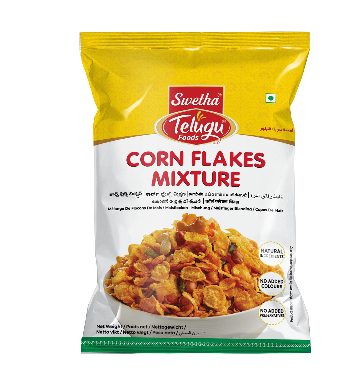 SWETHA-TELUGU FOODS- CORN FLAKES MIXTURE - 170G
