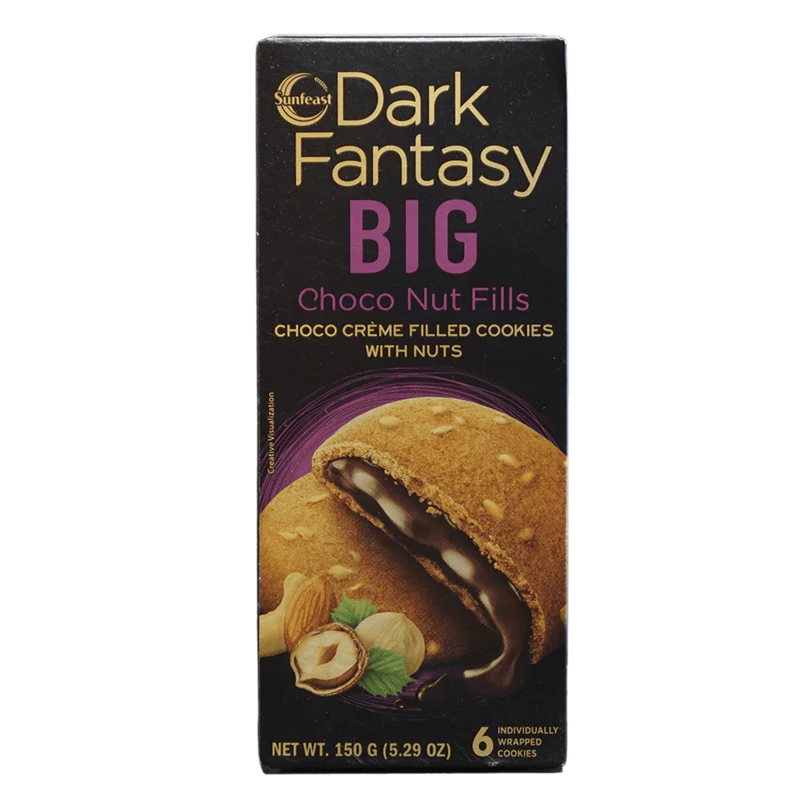 Buy Dark Fantasy Big Choco Nut Fills 150g Online