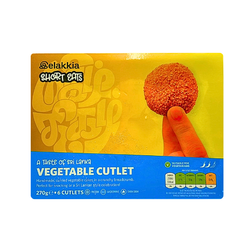 ELAKKIA FROZEN VEG CUTLETS 270G (6PCS)