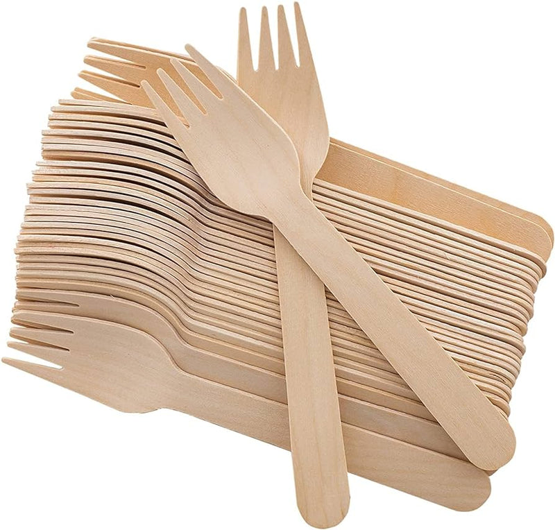 WOODEN FORK (100 PCS)