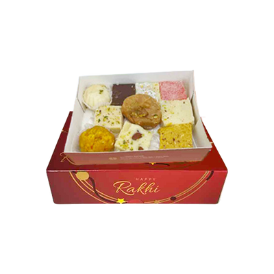 Buy Raksha Bandhan Special Fresh Mixed Sweets Box Online from Lakshmi Stores, UK