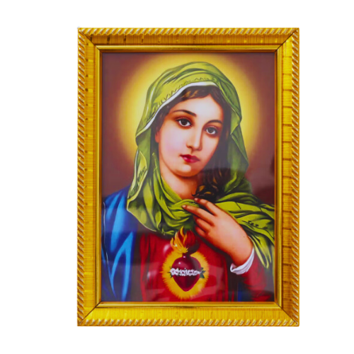 Buy God Photo A4 Size With Frame - Mother Mary Online
