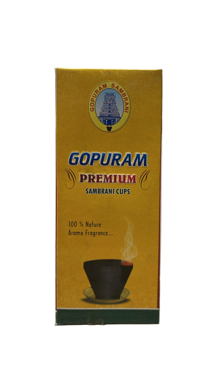GOPURAM PREMIUM CUP SAMBRANI ( 10 PCS)