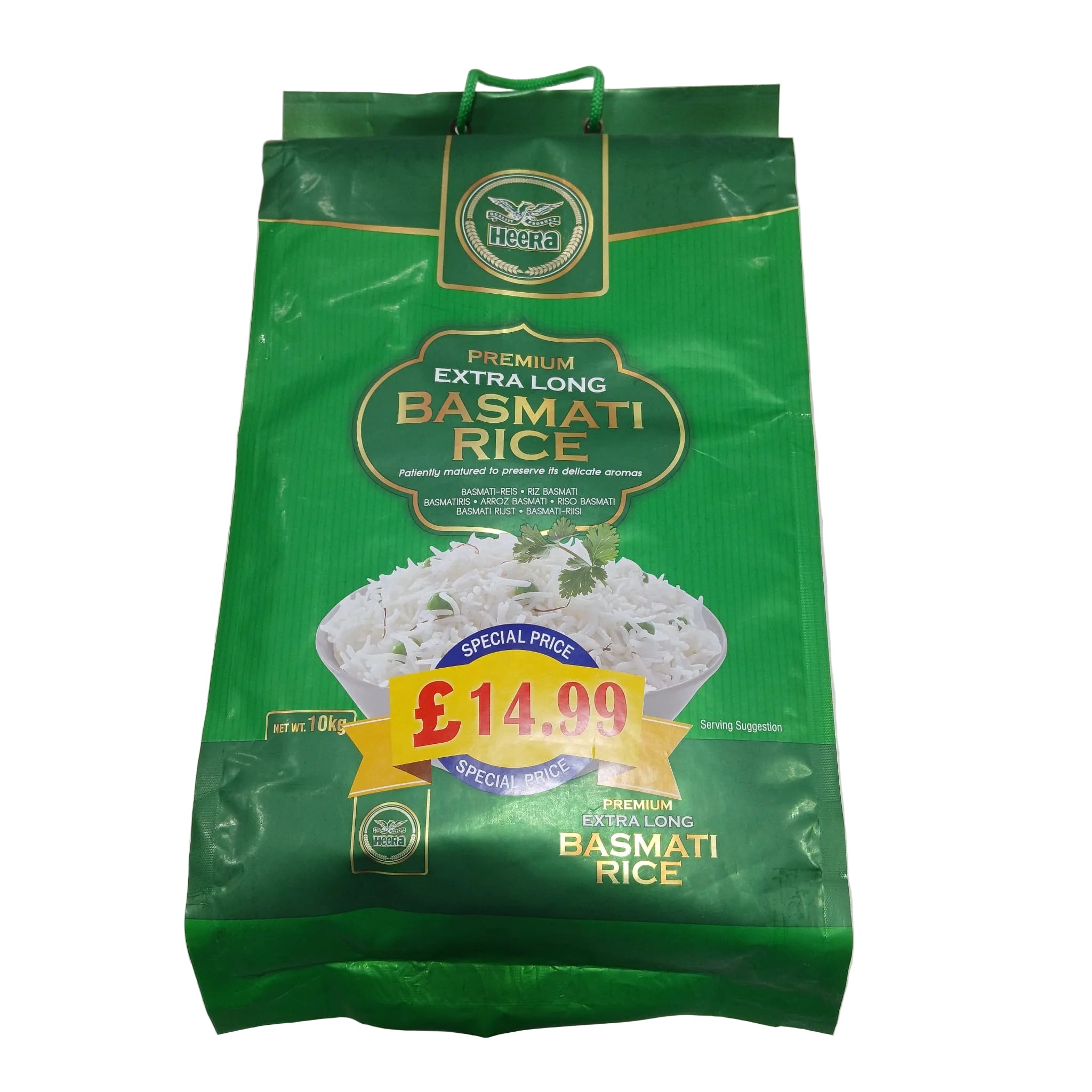 HEERA EXTRA LONG BASMATI RICE 10KG