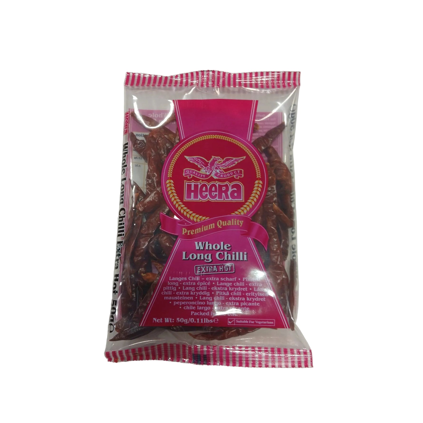 HEERA (EXTRA HOT) WHOLE LONG CHILLI 50G