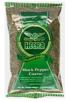 HEERA BLACK PEPPER COARSE 400G