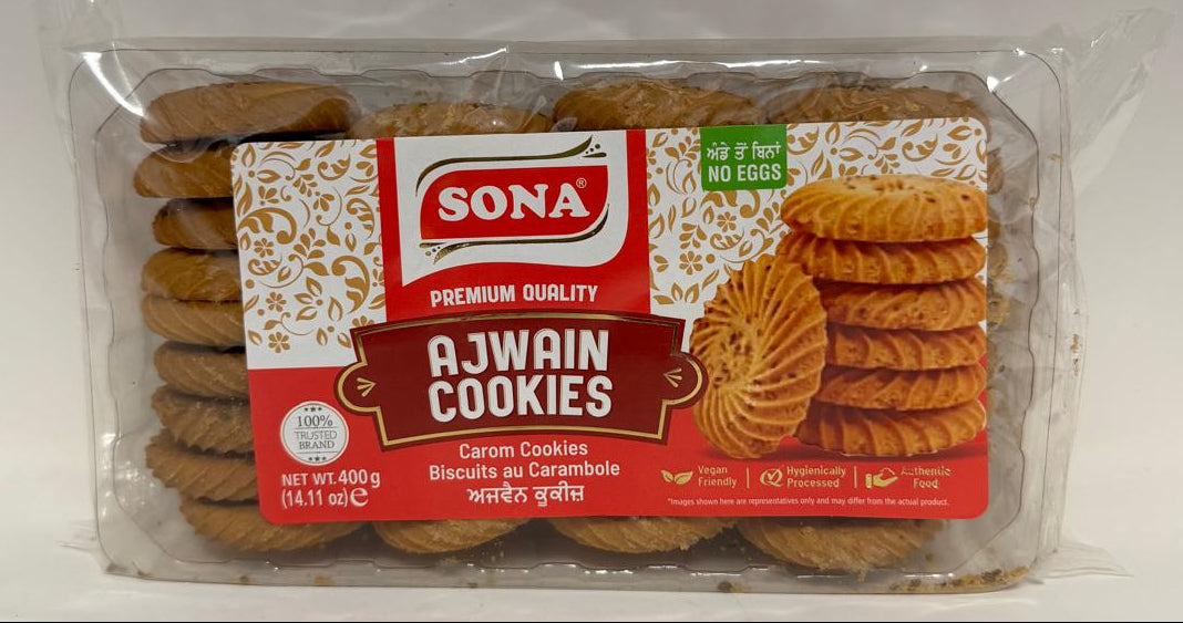 SONA AJWAIN COOKIES 400G
