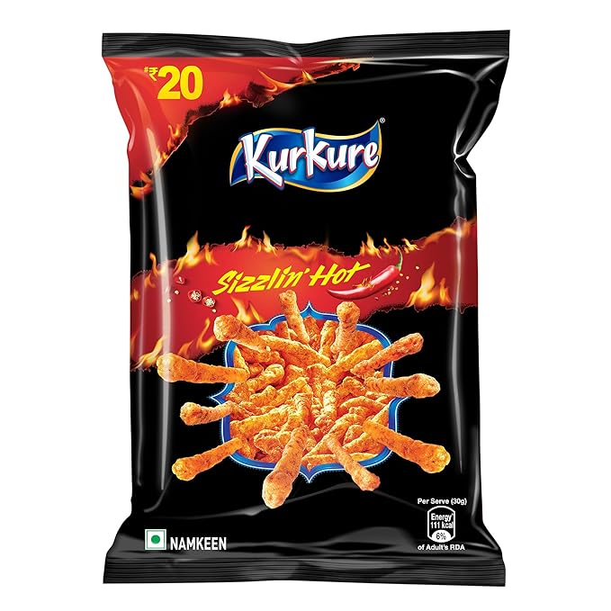 Buy Kurkure Sizzlin Hot 90G Online