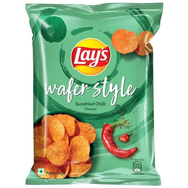 LAYS WAFER STYLE SUN DRIED CHILLI 50G