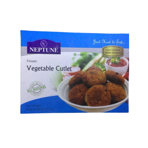 NEPTUNE FROZEN VEG CUTLETS 400G
