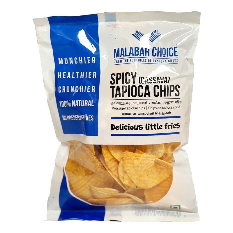 MALABAR CHOICE TAPIOCA CHIPS SPICY 135G