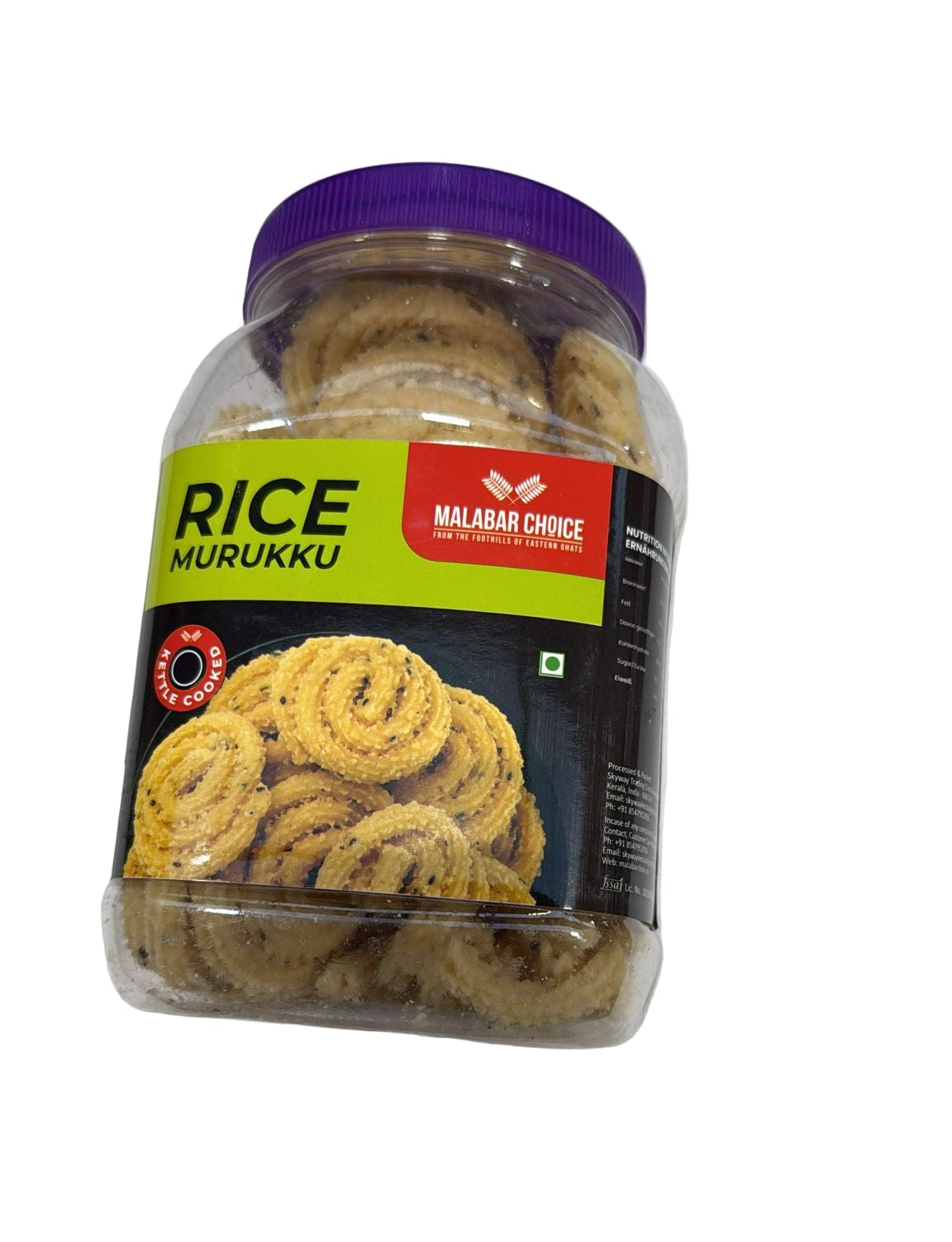 MALABAR CHOICE RICE MURUKKU BOTTLE 250G