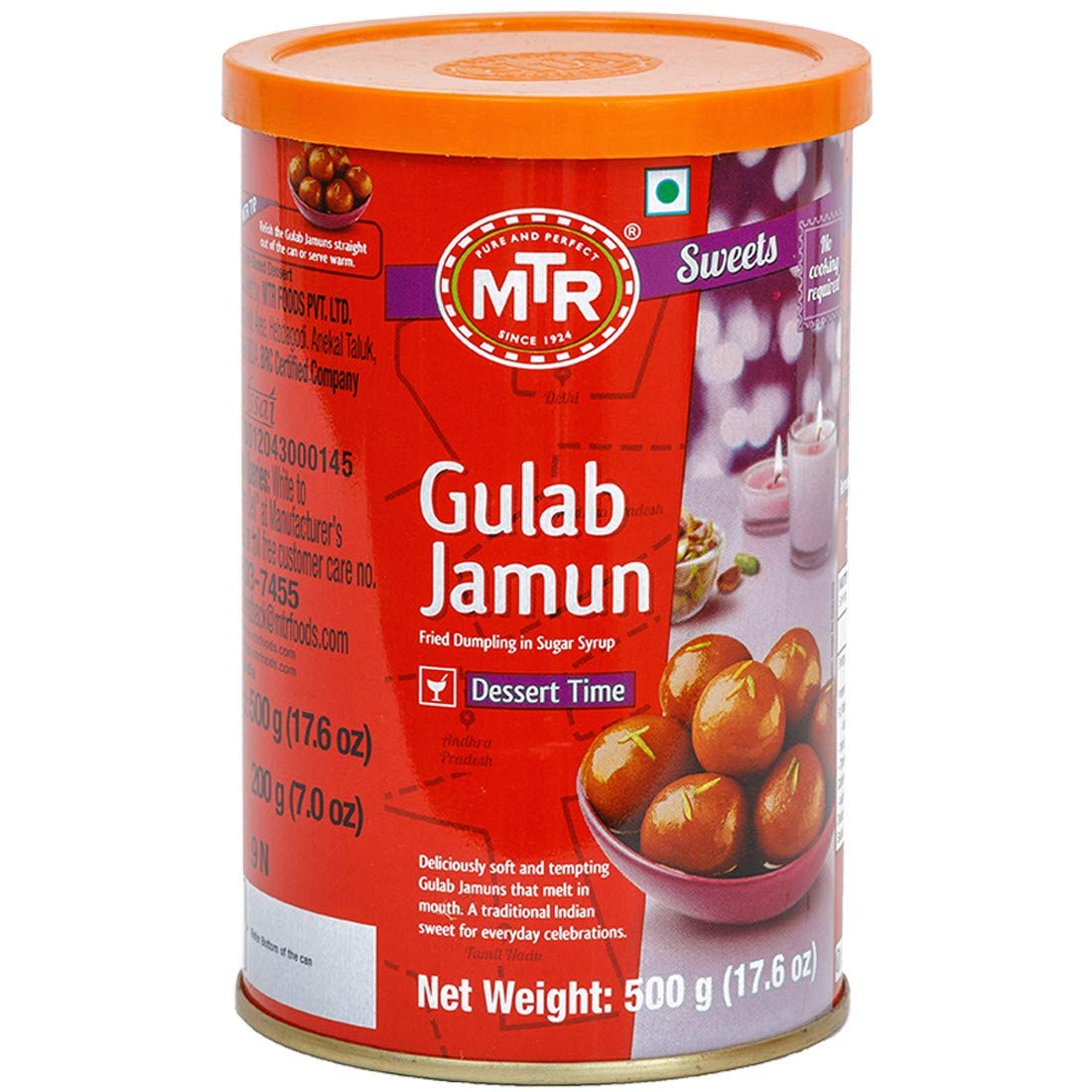 GEN-MTR GULAB JAMUN TIN 500G