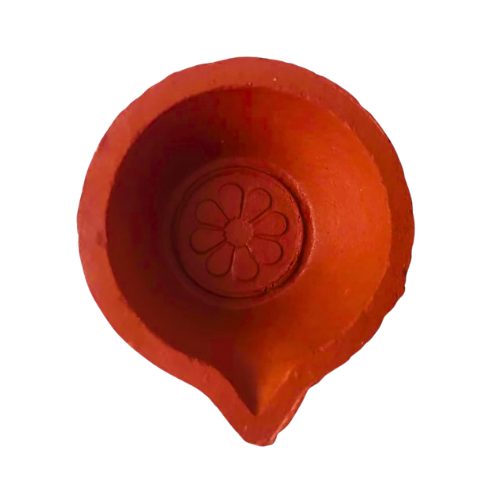 Buy Mud Lamp (Agal Vilakku) Single Face - 2 Inches Online