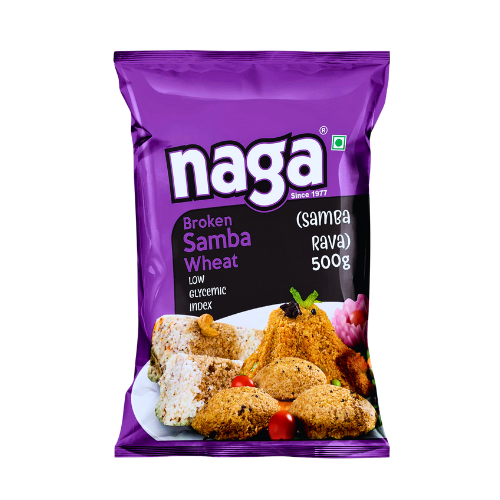 NAGA BROKEN SAMBA WHEAT (RAVA) 500G