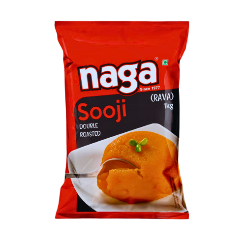 NAGA DOUBLE ROASTED SOOJI (RAVA) 1KG