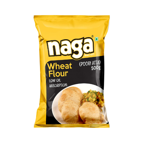 NAGA WHEAT FLOUR (POORI ATTA) 500G