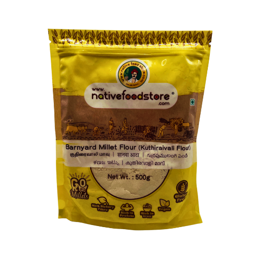 Buy Native Food Store Millet Flour 500g Products Online (KUTHIRAIVALI)