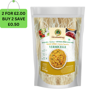 NATIVE FOOD STORE MULTI MILLET VERMICELLI (TOMOTO FLAVOUR) 200G