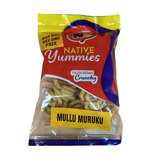 NATIVE YUMMIES MULLU MURUKKU 150G( BUY 1 GET 1 FREE )