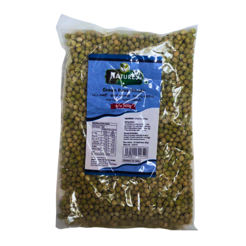 Buy Natures Whole Green Peas 500g Online