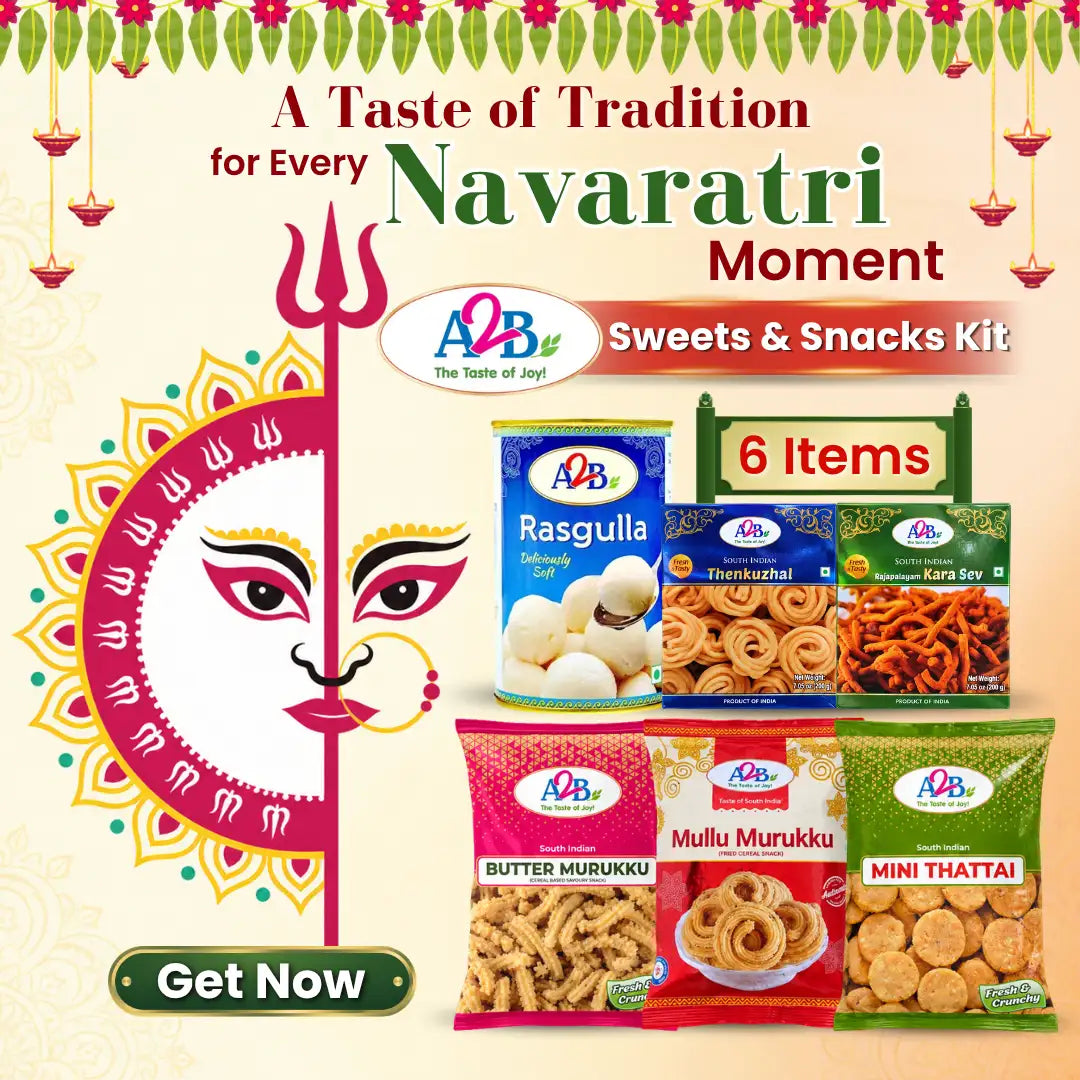 A2B NAVARATHIRI AND AYUTHA POOJA SNACKS KIT