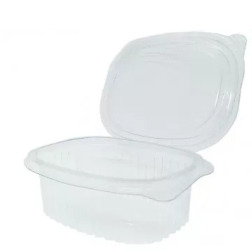PET CONTAINER HINGED LID 150CC - 100PCS