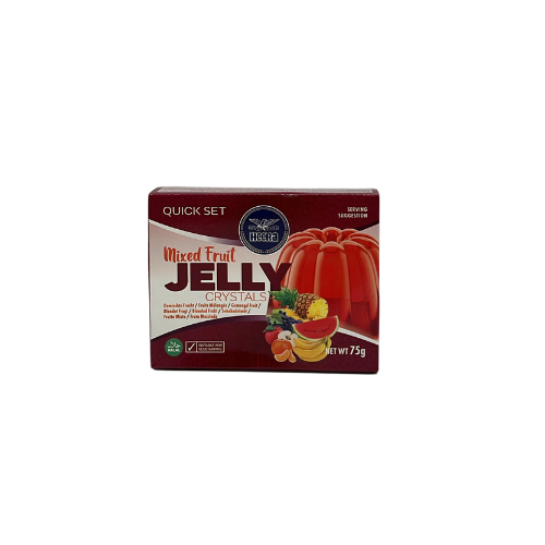 Buy HEERA MIXED FRUIT CRYSTAL JELLY ( HALAL ) 75G Online
