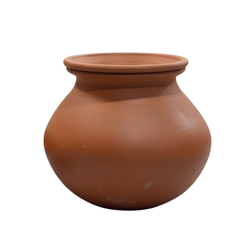 CLAY PONGAL POT WITH LID 2 LTR