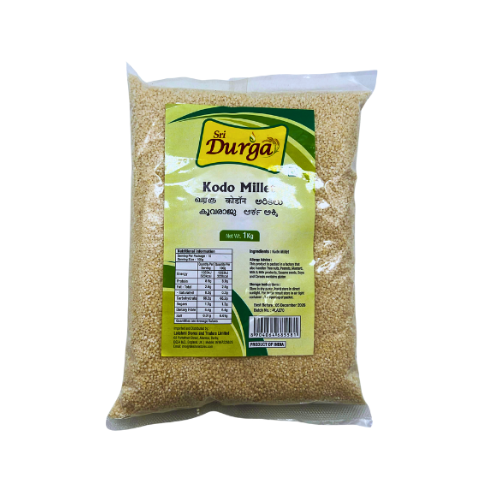 SRI DURGA POLISHED MILLET 1KG - VARAGU (KODO MILLET)
