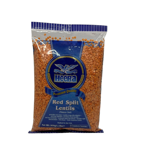Buy HEERA Red Split Lentils 500g Online