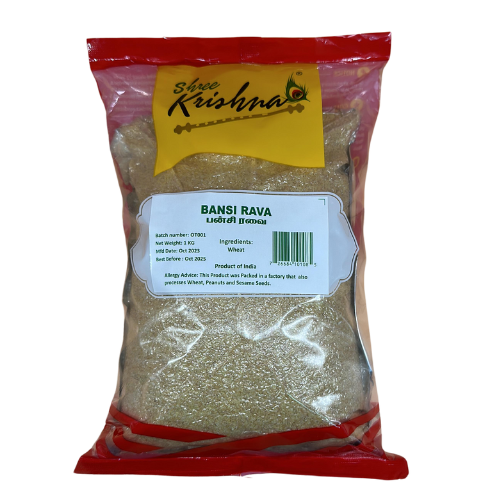 Buy Shree Krishna Bansi Rava 1kg Online