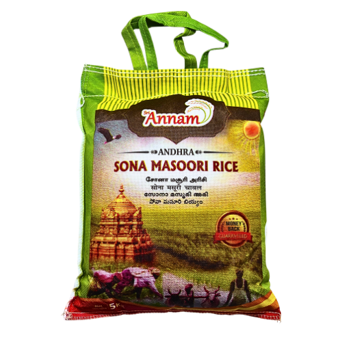 Buy Sri Annam Andhra Sona Masoori Rice 5Kg Online