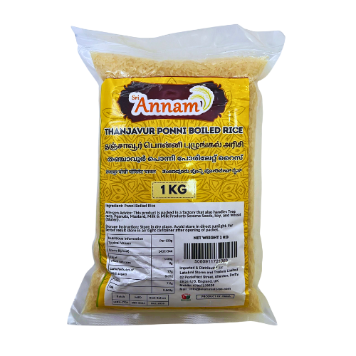 Buy Sri Annam Thanjavur Ponni Boiled Rice 1kg Online