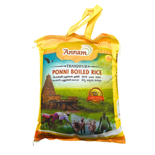Buy Sri Annam Thanjavur Ponni Boiled Rice 5Kg Online