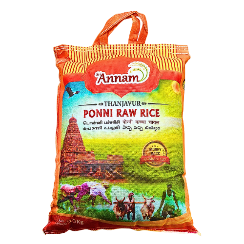 Buy Sri Annam Thanjavur Ponni Raw Rice 10Kg Online