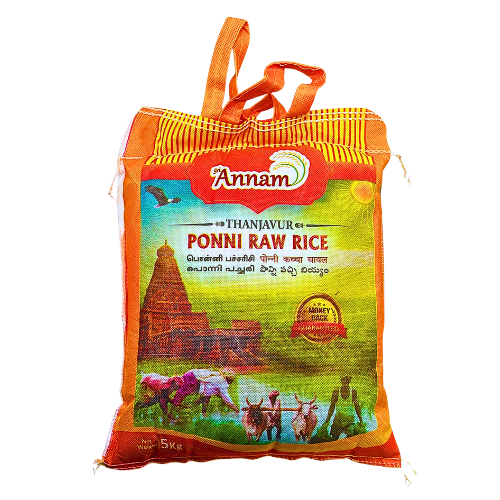Buy Sri Annam Thanjavur Ponni Raw Rice 5Kg Online