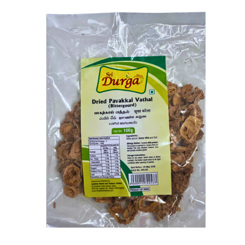 Buy SRI DURGA Dried Vathal 100g - Bitter Gourd Online