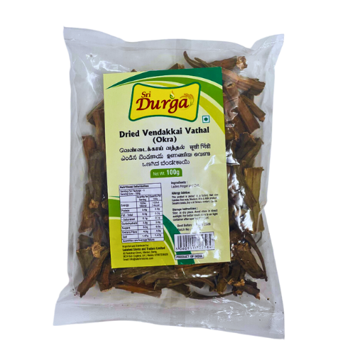 Buy SRI DURGA Dried Vathal 100g Vendaikai (Okra) Online