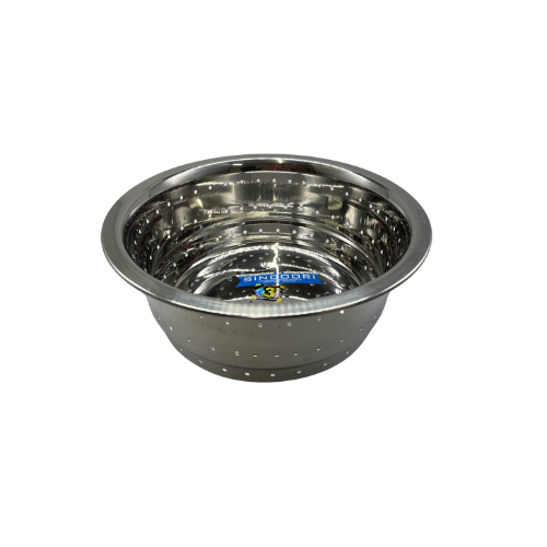 STAINLESS STEEL (SS) KAIVADI (COLANDER-STRAINER-CHALNA) 10 INCH