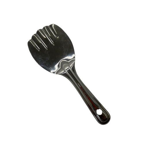 STAINLESS STEEL RICE SPOON (ANNAKARANDI) - SIZE 5 (10 INCHES)