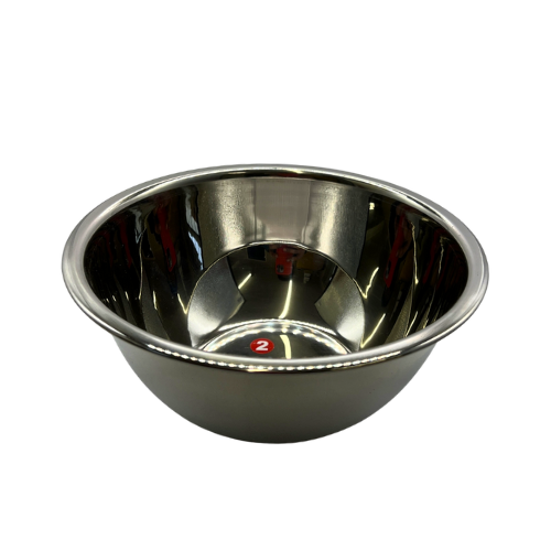 STAINLESS STEEL DINNER BOWL SIZE 2 (8.5 INCHES)