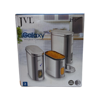 JVL STAINLESS STEEL KITCHEN STORAGE CONTAINER MODEL G2 (2.5 LITRES)
