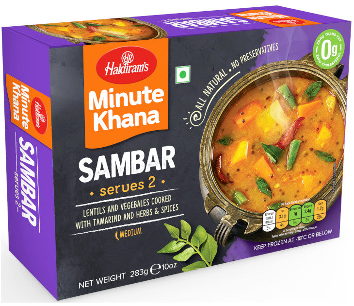 HALDIRAMS FROZEN SAMBAR 283G