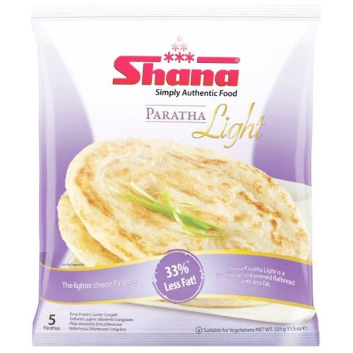 Buy Shana Frozen Light Paratha 325g (5pcs) Online