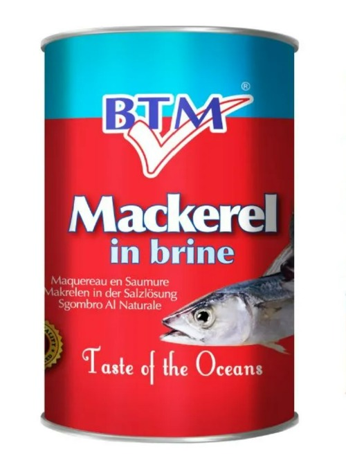 Buy Btm Mackerel In Brine 425G Online