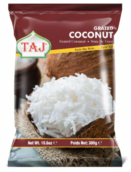 TAJ FROZEN GRATED COCONUT 300G