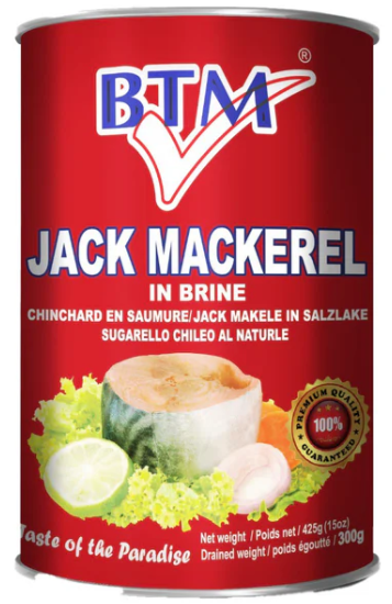 INDU SRI JACK MACKEREL IN BRINE 425G