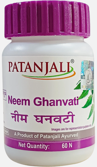 PATANJALI NEEM GHANVATI 60TABLETS