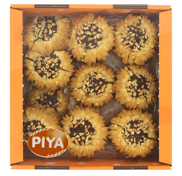 PIYA COOKIES CHOCO CREAM WITH PEANUTS 400G